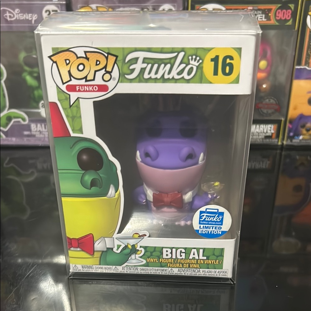 Funko Pop Big Al Limited Edition - Green and Purple